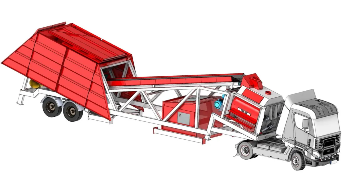 Mobil beton santrali